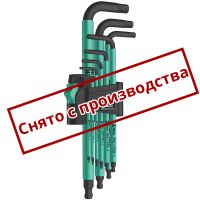 Набор Г-образных ключей, метрических WERA 950 SPKL/9 SM N BlackLaser 022088