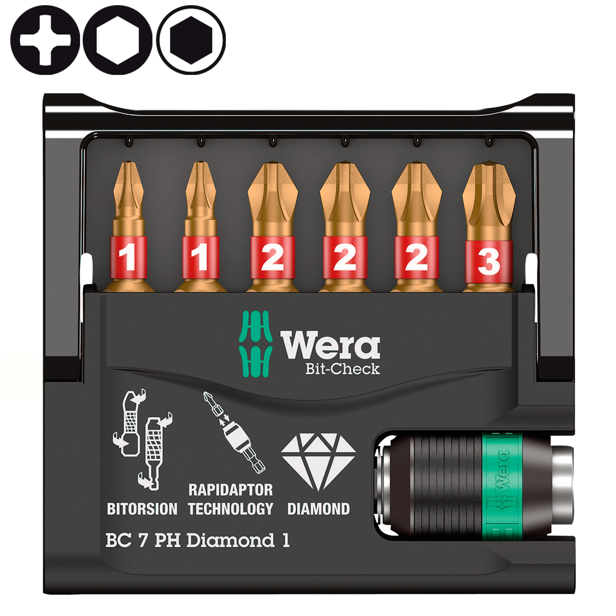 Автомобильный набор wera Автомобильный набор wera