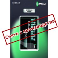Набор насадок WERA 8100-9-899/TZ SB Bit-Check 073408 упаковка блистер