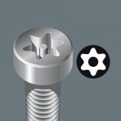 Отвертка TORX® WERA Kraftform Plus 367 BO, TX 20 x 100 мм, с отверстием 138262 — фото 2