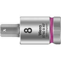 Отверточная головка Zyklop с приводом 3/8" WERA 8740 B HF, с фиксирующей функцией, 9 x 38,5 мм 003041 — фото 1