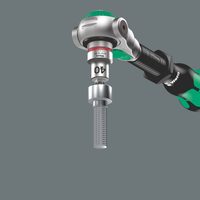 Отверточная головка Zyklop с приводом 3/8" WERA 8767 B HF TORX, с фиксирующей функцией, TX 50 x 100 мм 003073 — фото 2