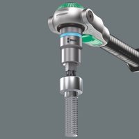 Отверточная головка Zyklop с приводом 1/4" WERA 8767 A HF TORX, с фиксирующей функцией, TX 27 x 28 мм 003367 — фото 2