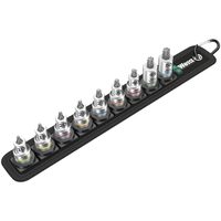 Набор отверточных головок Zyklop TORX WERA Belt B 3 TORX HF, с фиксирующей функцией, 3/8", 9 предметов 003972 — фото 1