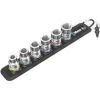 Набор торцевых головок Zyklop с фиксирующей функцией WERA Belt C 1, 1/2", 7 предметов 003995 — фото 1