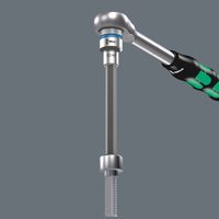 Набор головок торцевых 140 мм с вставкой-битой WERA 8740 C HF 2 Hex-Plus Zyklop, 1/2", 4/5/6/7/8/10 x 140 мм 004210 — фото 2