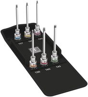 Набор головок торцевых с вставкой-битой WERA 8767 C TORX HF 2 Zyklop, 1/2", TX 20/25/27/30/40/45 x 140 мм 004211 — фото 1
