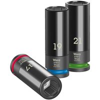 Набор торцевых головок WERA Wheel Impaktor C Set 1, 1/2", 3 предмета 004595 — фото 2