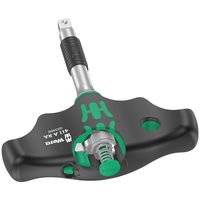 Отвертка-адаптер с поперечной ручкой и трещоткой WERA 411 A RA, 1/4", 1/4" x 45 мм 023460 — фото 1