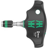 Битодержатель с поперечной ручкой WERA 416 RA, трещоткой и быстрозажимным патроном Rapidaptor, 1/4" x 45 мм 023461 — фото 2