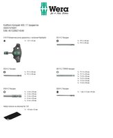 Набор бит с отверткой-битодержателем 416 R с Т-образной рукояткой WERA Kraftform Kompakt 400, 1/4" E6,3, PH-PZ-SL-TX-HEX x 89 мм 057470 — фото 5