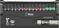 Набор бит ударных с битодержателем 897/4 IMP Impaktor WERA Bit-Check 30 Impaktor 2, 1/4" C6,3, PH-PZ-TX-HEX x 25 мм 057697 — фото 2
