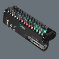 Набор бит ударных с битодержателем 897/4 IMP Impaktor WERA Bit-Check 30 Impaktor 2, 1/4" C6,3, PH-PZ-TX-HEX x 25 мм 057697 — фото 4