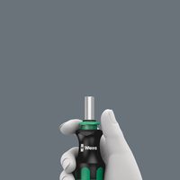 Набор бит с отверткой-битодержателем и битодержателем WERA Kraftform Kompakt 28 Imperial 1, 1/4" C6,3, PH-SL-R x 25 мм 073241 — фото 3