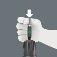 Набор бит торсионных с битодержателем 897/4 R Rapidaptor BiTorsion WERA Bit-Check 10 BiTorsion 3 SB, 1/4" C6,3, PH-PZ-TX x 25 мм 073418 — фото 6