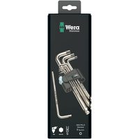 Набор Г-образных ключей WERA 3950/9 Hex-Plus Stainless 1 SB, метрических, 9 предметов, в блистере 073544