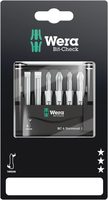 Набор бит торсионных WERA Bit-Check 6 Universal 1 SB, 6 пр., 1/4" E6,3, PH-PZ-SL x 50 мм, в блистере 073635 — фото 1