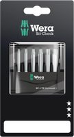 Набор бит WERA Bit-Check 6 TX Universal 1 SB, 6 пр., 1/4" E6,3, TX 10/15/20/25/30/40 x 50 мм, в блистере 073637 — фото 1
