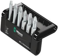 Набор бит торсионных WERA Bit-Check 6 Universal 2 SB, 6 пр., 1/4" E6,3, PH-PZ-TX x 50 мм, в блистере 073638 — фото 2