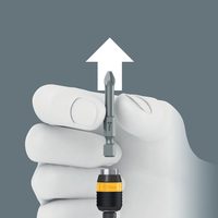 Отвертка-битодержатель динамометрическая WERA 7450 Pre-Set ESD Kraftform, 133 мм, для бит с 1/4" C/E6,3 хвостовиком 074820 — фото 6
