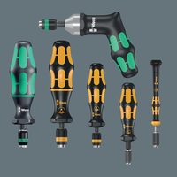 Отвертка-битодержатель динамометрическая WERA 7455 Pre-Set ESD Kraftform, 138 мм, для бит с Halfmoon/HIOS 4 мм хвостовиком 074826 — фото 3
