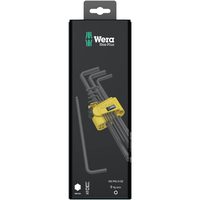 Набор Г-образных ключей WERA 950/9 Hex-Plus Imperial 1 SB SiS, дюймовых, BlackLaser, 9 предметов, в блистере 133180