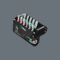 Набор бит торсионных с битодержателем 889/4/1 K Rapidaptor WERA Bit-Check 12 BiTorsion 1 SB, 1/4" C6,3, PH-PZ-TX x 25 мм 136385 — фото 3