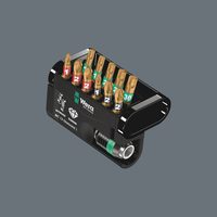 Набор бит торсионных с битодержателем 889/4/1 K Rapidaptor WERA Bit-Check 12 Diamond 1 SB, 1/4" C6,3, PH-PZ-TX x 25 мм 136392 — фото 3