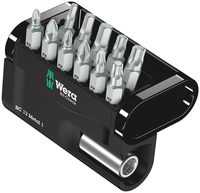 Набор бит с битодержателем 899/4/1 WERA Bit-Check 12 Metal 1 SB, 1/4" C6,3, PH-PZ-TX-HEX x 25 мм, в блистере 136393 — фото 2
