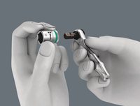Набор бит с трещоткой WERA Bit-Check 30 Zyklop Mini 2, 1/4" C6,3, PH-SL-TX-TT-HEX-R x 25 мм 346293 — фото 8